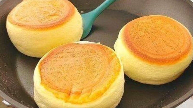 Bolinho Nuvem Japonês de Frigideira: A Receita Que Vai Derreter na Boca!