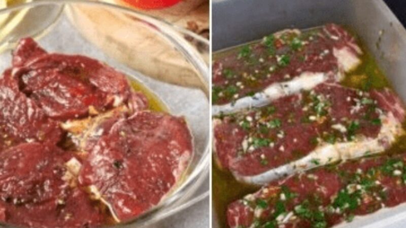 Marinada para Bife: Essa Receita Deixa Qualquer Carne Suculenta e Macia!