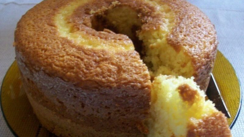 Bolo de Fubá com Laranja no Liquidificador: Fofinho e Irresistível