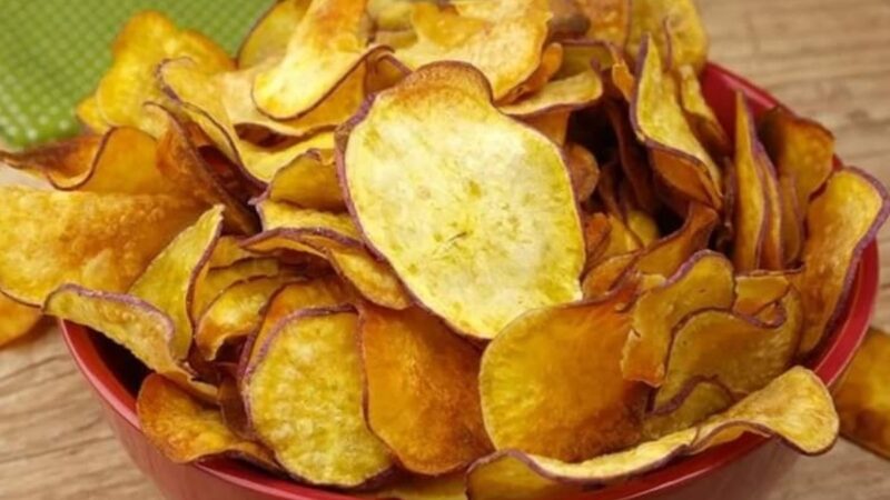 Chips de Batata Doce Crocantes e Saudáveis: Faça Agora Mesmo!