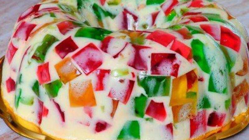 Gelatina de Mosaico: Um Doce Colorido, Refrescante e Divertido!