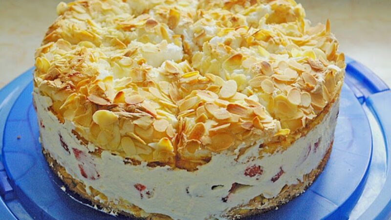 Um Doce Clássico Que Encanta: Receita de Torta Crocante de Framboesa com Merengue