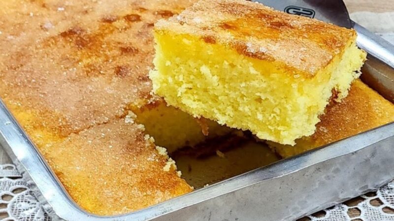 O Bolo de Laranja que Derrete na Boca e Tem Casquinha Açucarada