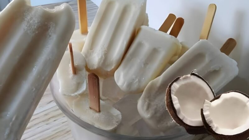 Picolé Cremoso de Coco: A Melhor Receita para se Refrescar!