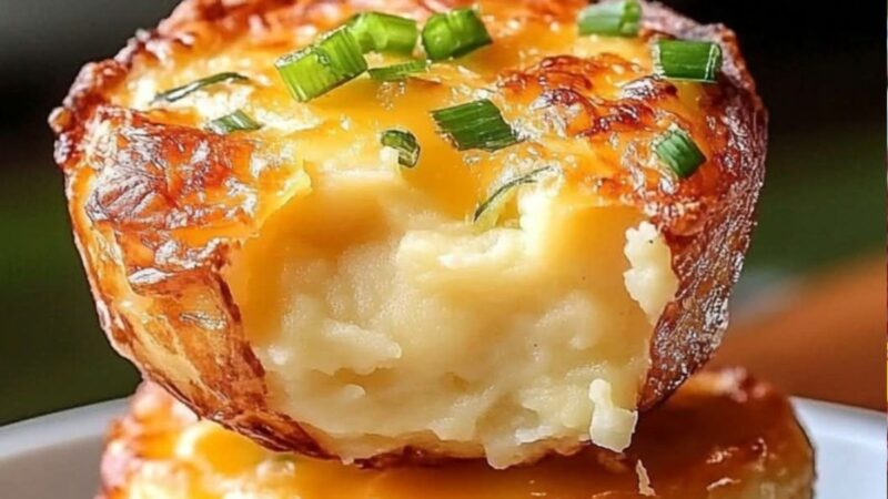 Puffs de Purê de Batata com Queijo: Uma Receita Irresistível