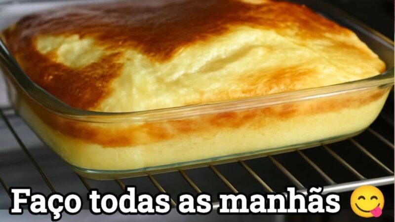 Agora eu faço TODAS AS MANHÃS! Apenas 3 INGREDIENTES! Um café da manhã muito gostoso e nutritivo!