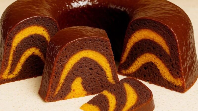 Bolo de Cenoura Mesclado: Uma Receita Incrível, Prática e Irresistível!