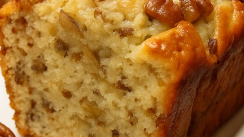 Bolo de Banana, Maçã e Nozes: Um Clássico Irresistível Para o Seu Dia!