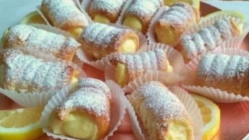 Canudinho Recheado com Creme de Limão: Receita de Padaria Que Vai Te Surpreender!