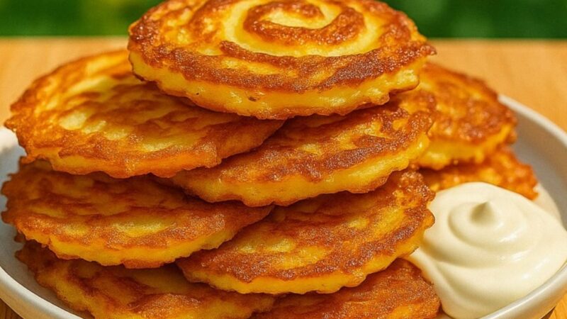 Receita de Panquecas Crocantes de Batata e Cebola: Irresistivelmente Douradas e Cheias de Sabor