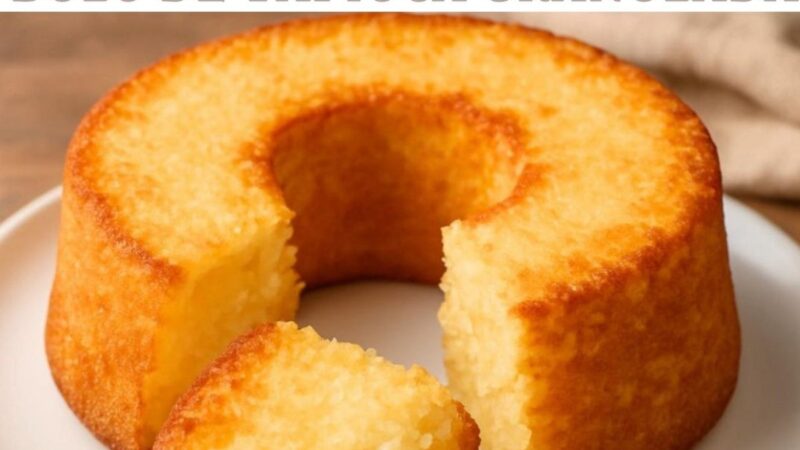 Bolo de Tapioca Granulada – Cremoso e Irresistível