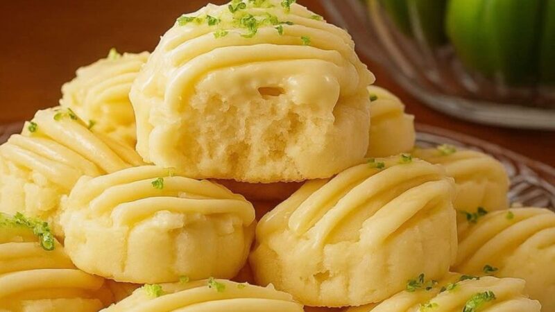 Bolachinha de Creme de Leite com Raspas de Limão: Delícia Crocante e Refrescante