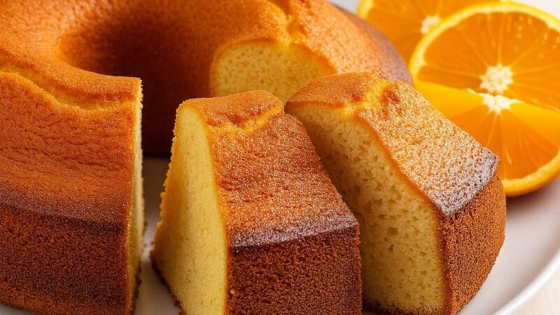 Bolo de Laranja Simples: A Receita Que Perfuma a Casa Inteira