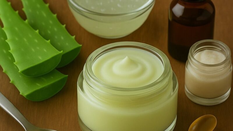 Creme Facial Natural com Babosa: Um Segredinho da Natureza para Sua Pele