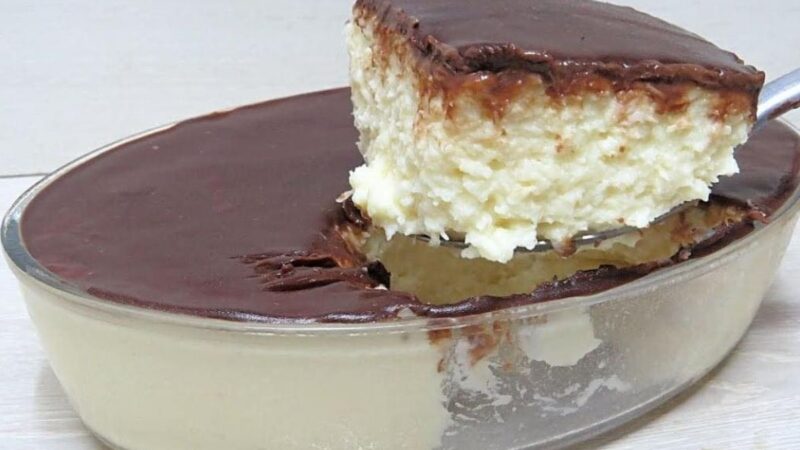 Gelado de Coco Cremoso – A Sobremesa Gelada que Derrete na Boca