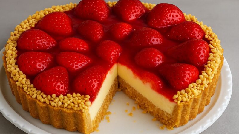 Torta de Morango Fácil: A Receita que Vai Conquistar Corações