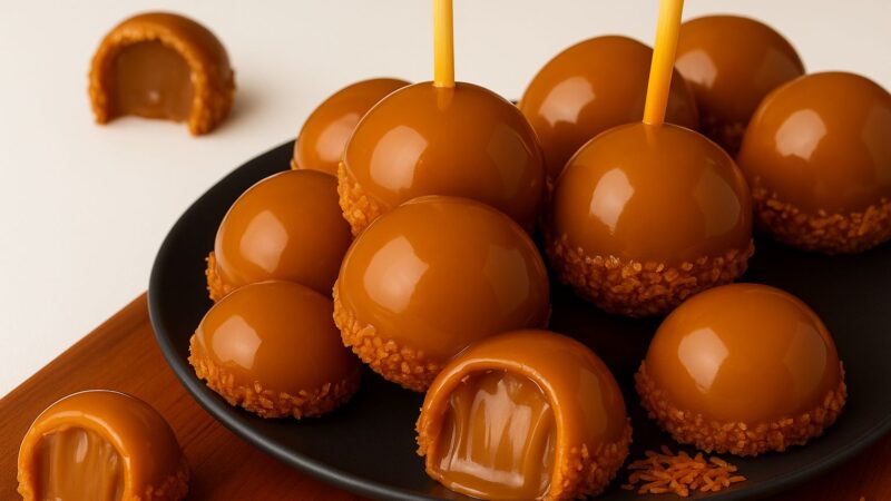 Bala de Doce de Leite Caramelizada – Uma Tentação Irresistível!