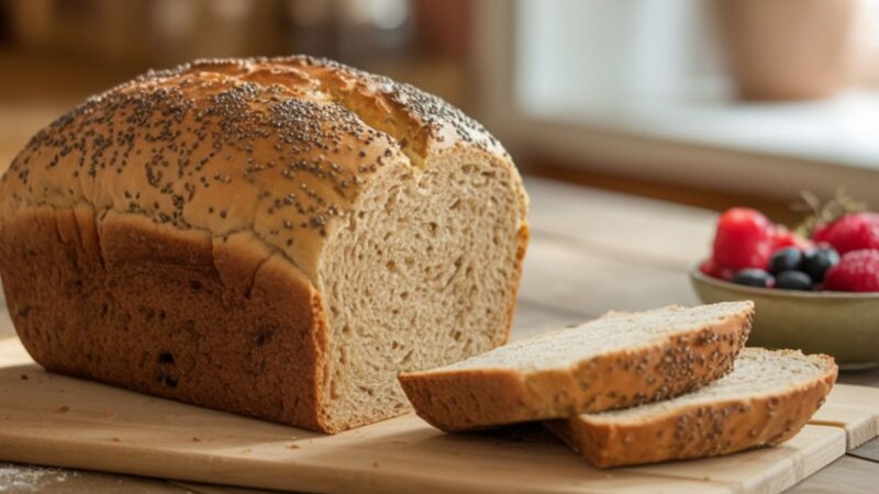 Pão de Aveia com Chia (Sem Farinha Tradicional!): Nutritivo, Simples e Feito com Amor