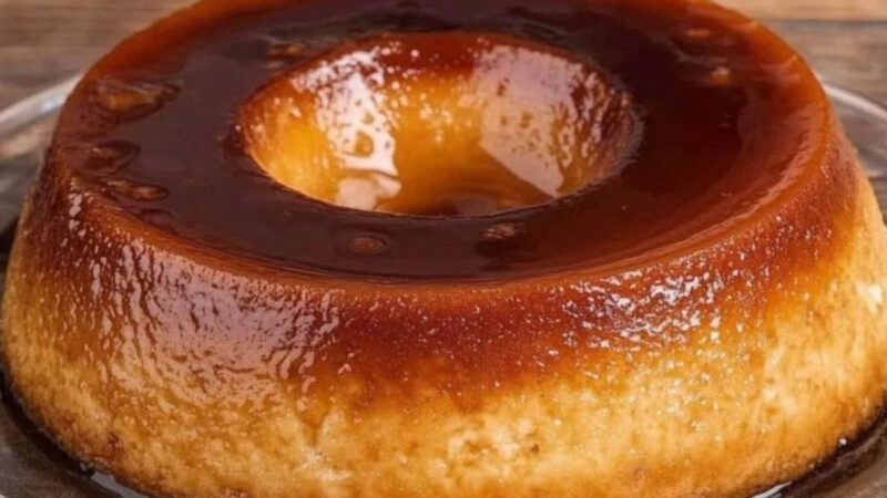 Pudim de Banana Simples – A Sobremesa Cremosa que Vai Conquistar Seu Paladar