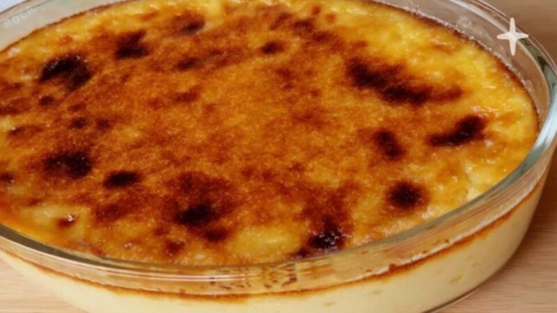 Pudim Diferente na Travessa em Apenas 5 Minutos com 4 Ingredientes