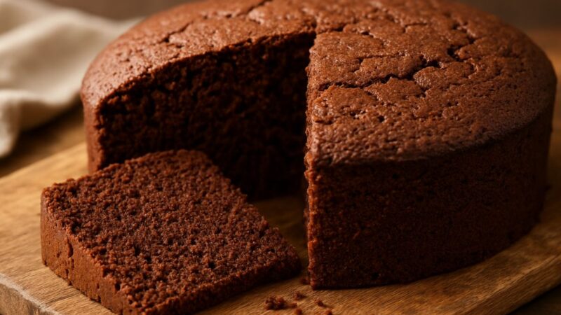 Pão de Ló de Chocolate Mais Fofinho do Mundo: Simplesmente Irresistível