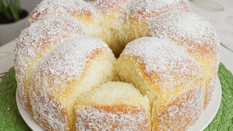 Receita de Rosca Doce Fofinha com Coco – Um Clássico Irresistível